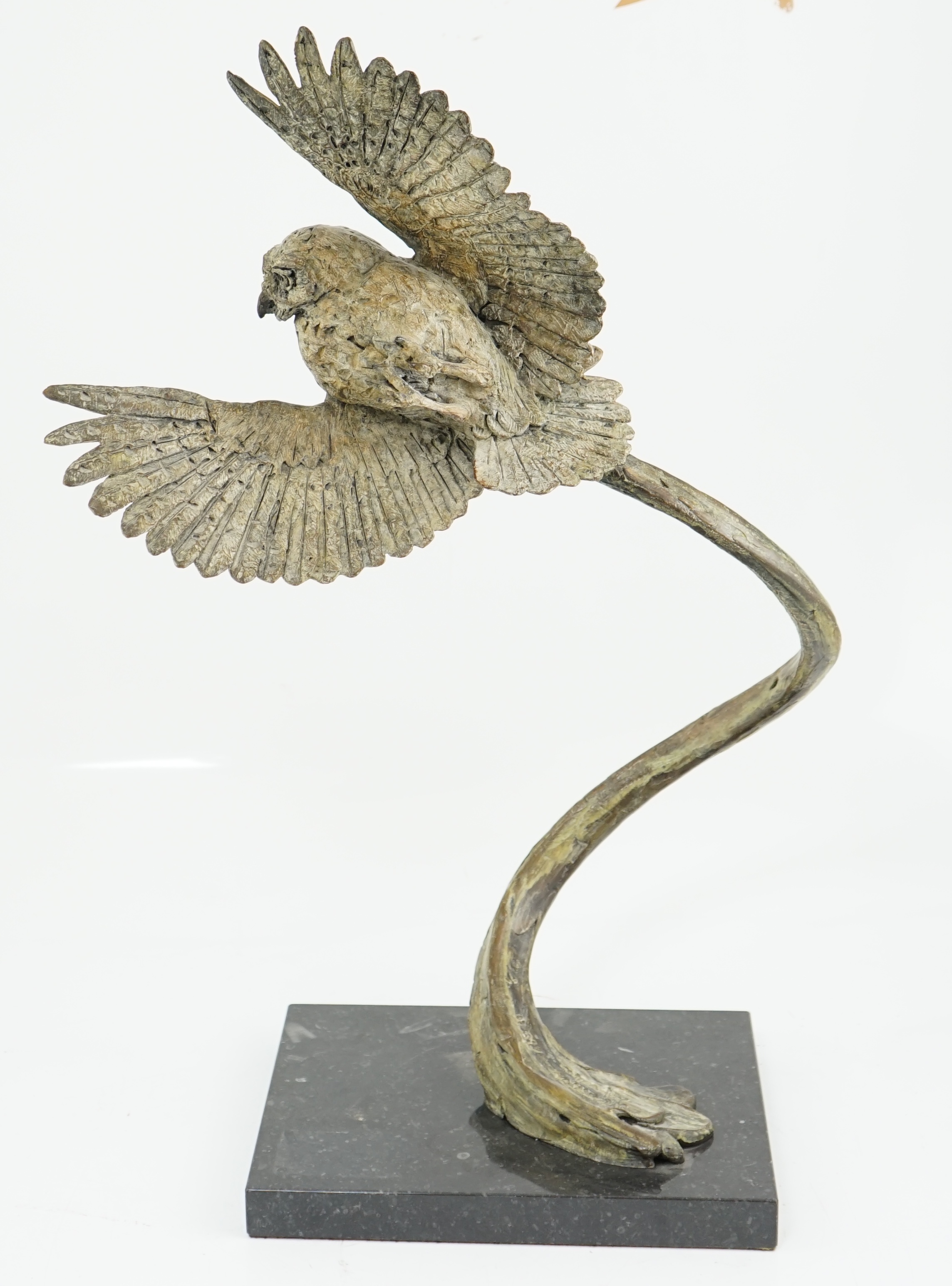 Hamish Mackie (b.1973), bronze, 'Little Owl'